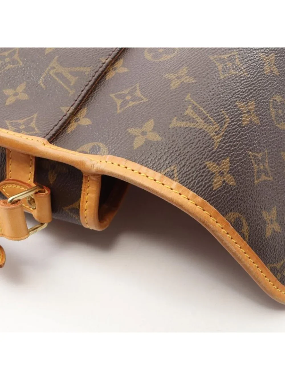 Louis Vuitton Shoulder Bag Solonge Monogram Canvas Leather